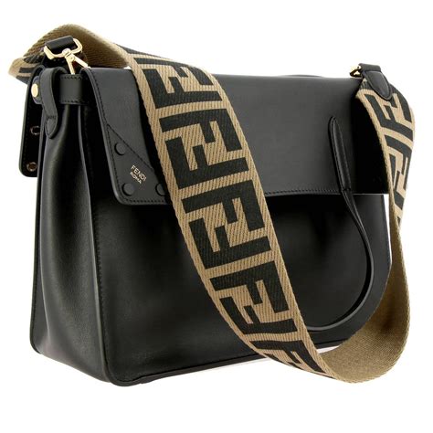 fendi women's classico leather strap 641-492|Women's Designer Shoulder Straps & Bag .